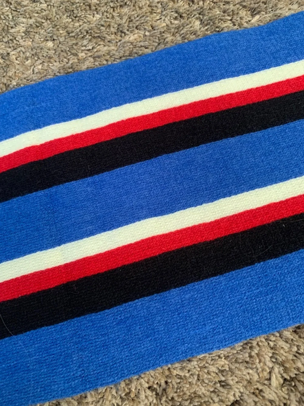 JW Andersson Uniqlo Heattech Striped Wool Blend Mens Scarf Preppy City Patriotic